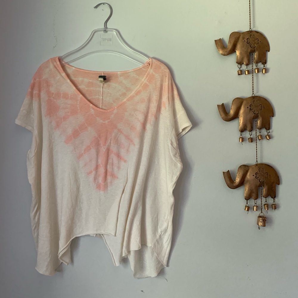 Free People Tie Dye Top